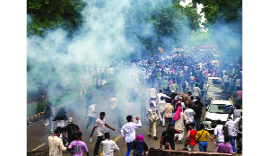 Female protester injured during CJP march stable, off ventilator