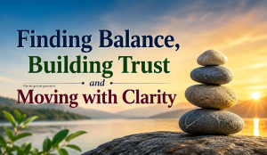 Finding Balance, Building Trust and Moving with Clarity