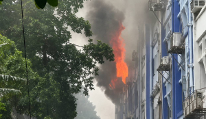 Fire breaks out at South 24 Parganas Zilla Parishad office in Kolkata