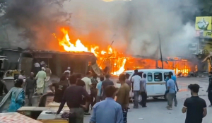 Fire in J&K's Poonch guts nearly a dozen shops