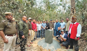 First border pillar between Assam, Arunachal erected