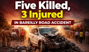 Five killed, 3 injured in Bareilly road accident