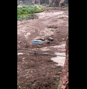 Flash flood at Grand Canyon forces evacuations, leaves 20 people missing