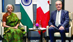 FM Nirmala Sitharaman calls on Swiss President, discusses BIT negotiations