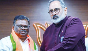 Former Kerala CPI(M) MLA S Rajendran joins BJP
