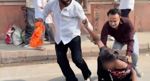Four men arrested over viral video showing assault on students and women during CJP protest