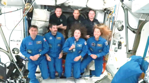 Four new astronauts arrive at International space Station to replace NASA’s evacuated crew