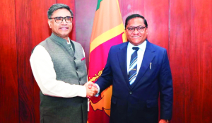 FS Misri meets Lanka’s top leadership