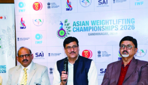 Gandhinagar to host Asian Senior Weightlifting Championship 2026