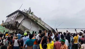 Ganga erosion in Bihar swallows land, century-old temple in Raghopur