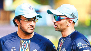 Ganguly brings sense of calm to dressing room: Maharaj