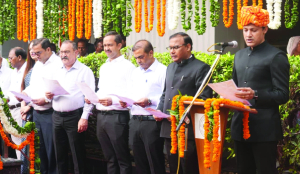 GDA campus illuminated in Tricolour on Independence Day