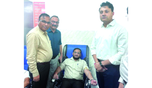 GDA hosts blood donation camp