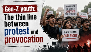 Gen-Z youth: The thin line between protest and provocation