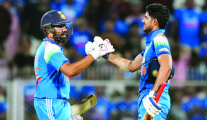 Gill, Rohit power eight-wicket victory in 2nd ODI against vs WI