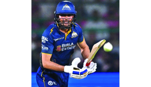 Gill 84, Rashid 4/33 help Gujarat thrash Rajasthan by 77 runs
