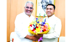 Goa CM, Bhupender Yadav discuss green initiatives