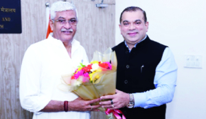 Goa minister meets Shekhawat to boost connectivity
