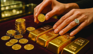 Gold slumps Rs 3,392 to Rs 1.45 lakh on weak global trends