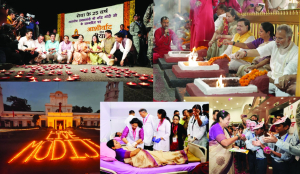 Govt marks PM’s birthday with blood donation, 1.25 lakh lamps