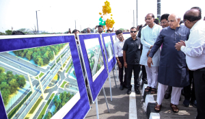 Gujarat CM Bhupendra Patel inaugurates Rs 175 cr cable stayed flyover on Gandhinagar-Ahmedabad corridor