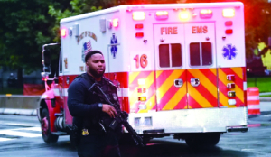 Gunman, bystander shot near White House; both critical