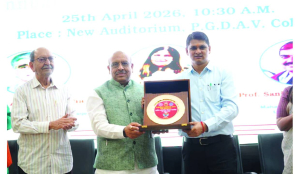 Gupta urges students to lead Viksit Bharat vision