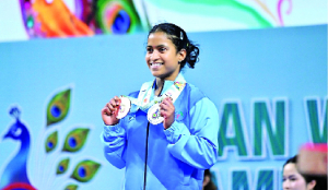 Gyaneshwari bags 2 medals at Asian Senior