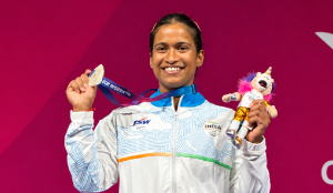 Gyaneshwari wins silver after record-setting duel with Nigerian at Commonwealth Games