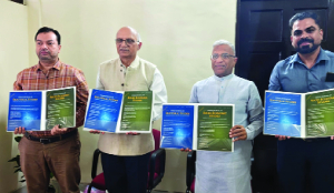 Harivansh unveils landmark book on 75 years of democracy