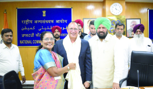 Harjit Grewal assumes office as chairman of National Commission for Minorities