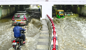 Heavy rain brings Delhi-NCR to a standstill