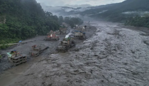 Heavy rain triggers flash-flood warnings across western Nepal