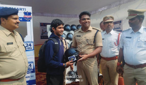 Helmet Bank initiative launched by Hyderabad Police