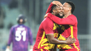 Hetmyer, Shepherd power Windies to easy win over Scotland
