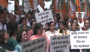 Himachal BJP protests outside CM Sukhu’s residence, alleges corruption