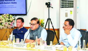 Himanta calls for geographic equity at NITI Aayog meet with Northeast CMs
