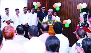 Himanta inaugurates students’ union office in Guwahati
