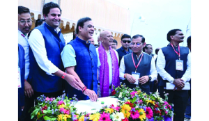 Himanta lays foundation stone for Adani Power’s 3,200 MW Assam project