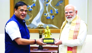 Himanta meets PM, seeks guidance for Assam Govt