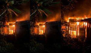 Houses burnt after armed attack on Naga village in Manipur's Kangpokpi