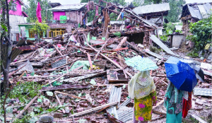 Houses of 2 LeT terrorists demolished, over 2,000 detained after cop killed in J&K