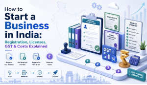 How to start a business in India: Registration, Licenses, GST & Costs explained