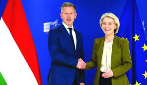 Hungary’s Magyar meets with EU leadership in Brussels