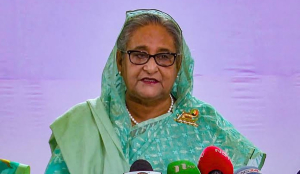 I am determined to go back to Bangladesh, says Sheikh Hasina