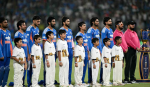 In a first, Vande Mataram played after national anthem at India's international game