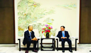 India’s Shanghai envoy, Mathur meets Shaoxing CPC secretary