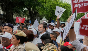 INDIA bloc protests in Patna, burns effigies over 'vote theft' allegations