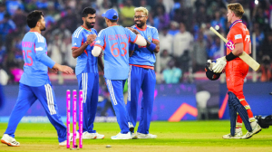 India end league stage with win over Netherlands