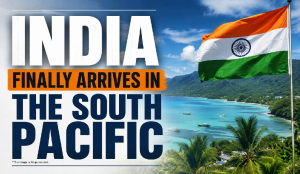 India finally arrives in the South Pacific